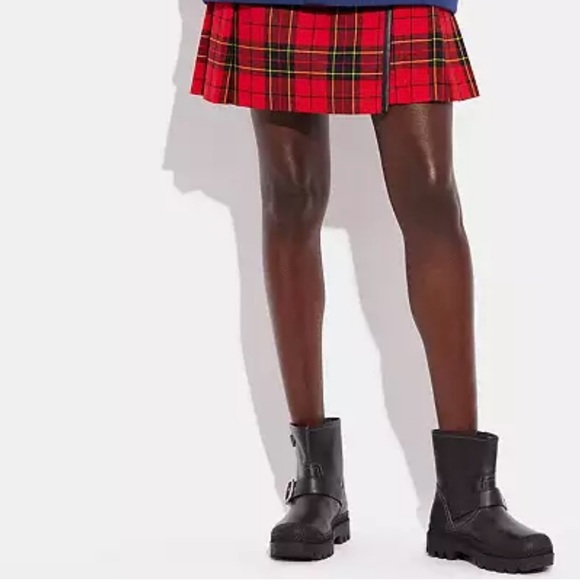 Men’s Coach Trooper Moto Boot size11.5 black NWT with box - Picture 2 of 16